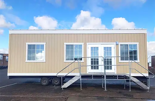 Mobile Modular Portable Storag Trailer Image
