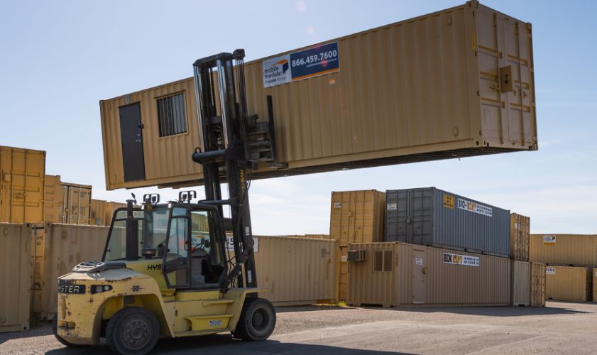 42 Cu/Ft Forklift Bulk Storage Container