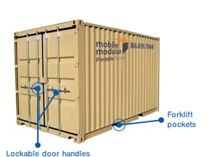 10' Standard Portable Storage Container